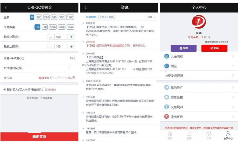 微交易微盘微期货点位盘二次开发完整版