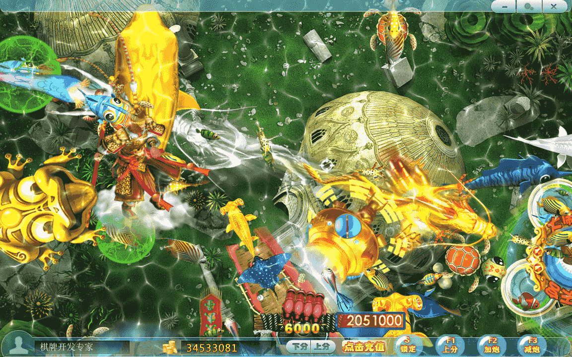 大闹天宫(难度控制+机器人)棋牌源码完整可用！