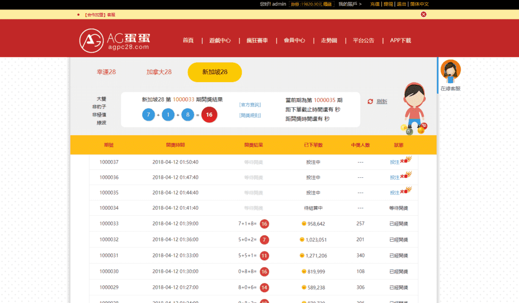 PHP源码ThinkPHP源码PC2-8幸运2-8疯狂赛车网页开奖自带网页刷新工具