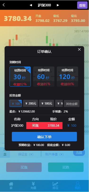 2020全新UI微盘时间盘完整数据打包跳动k线