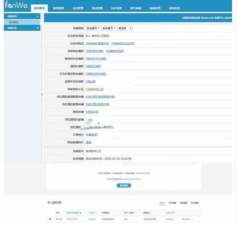 方维P2P股票配资整站源码 买点策略pc+wap三端，可封装APP可封装PC端