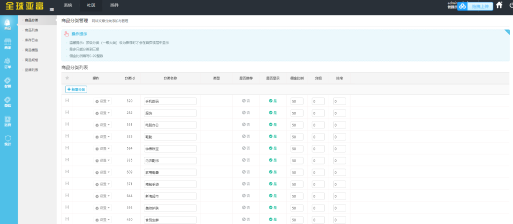 亚富商城社区/挖矿系统/商城系统/认筹系统/十五级分销/带安装教程