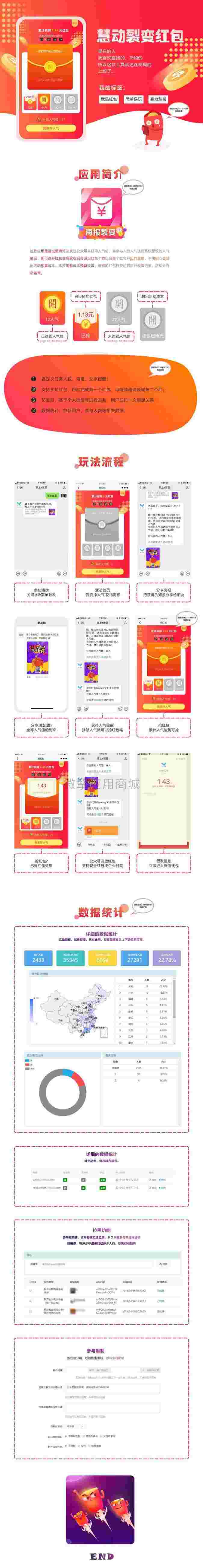功能模块：慧动红包裂变V1.0.5