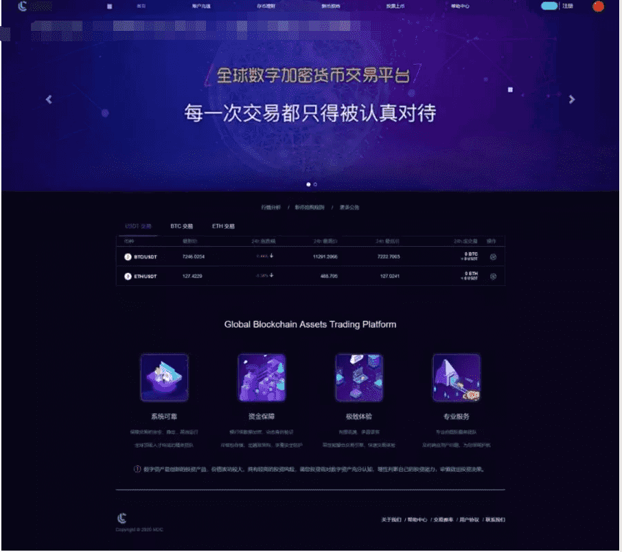 2020新版币币C2CIEO数字资产交易平台自动撮合合约交易所送交YI机器人含安装教程