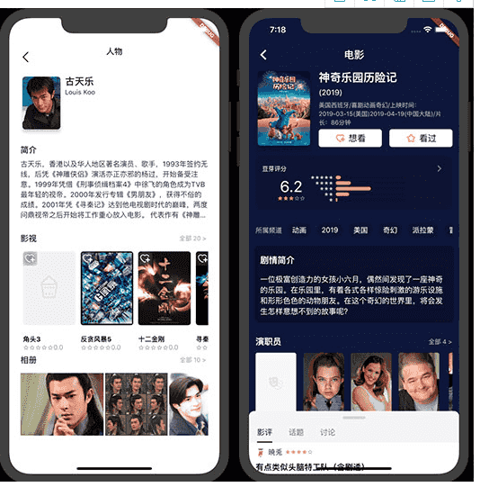 lutter豆瓣客户端源码 Awesome Flutter Project