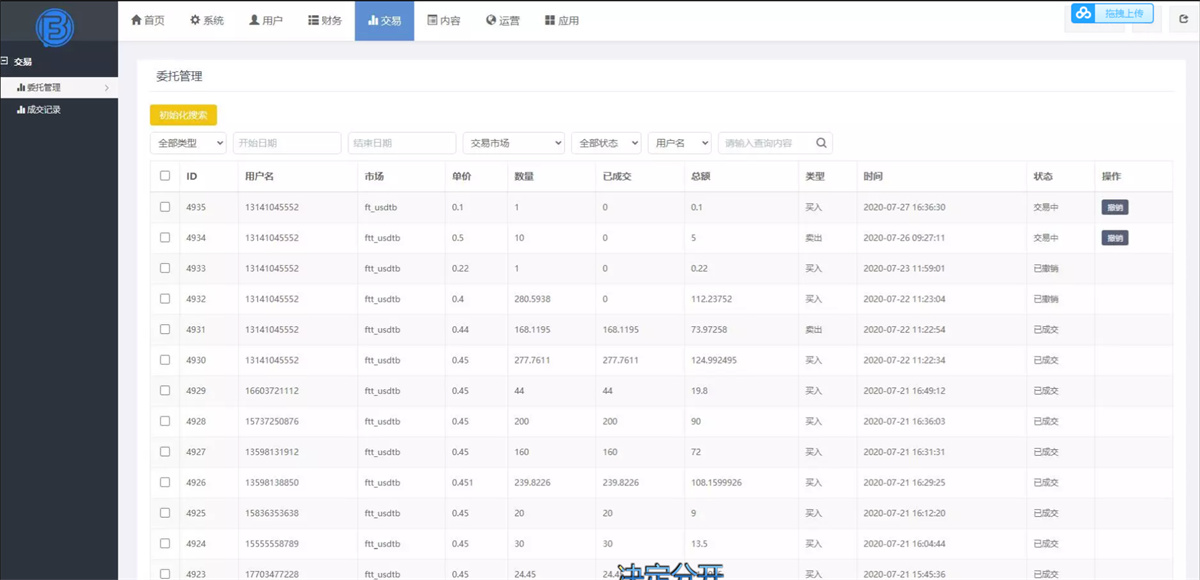 新版FORTAI区块交易中心/FT-TOKEN