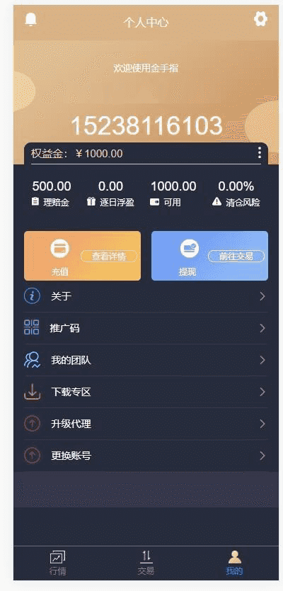 金手指最新股票配资微交易虚拟股票交易源码