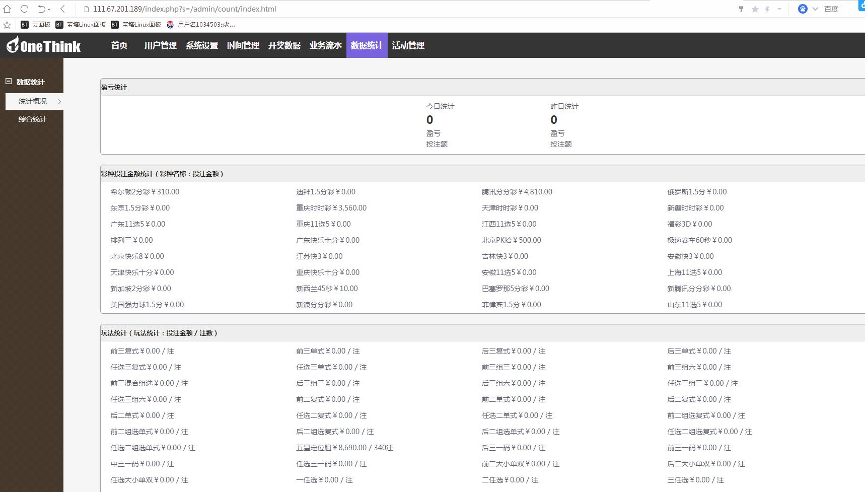 最新聚财GJ金龙YL完整数据+Thinkphp框架