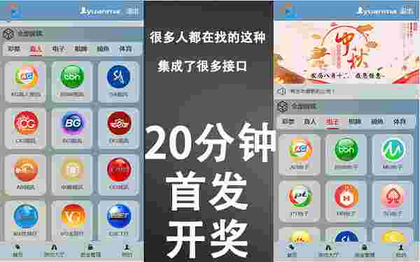 盘口源码带各种YLC接口+20分钟一开