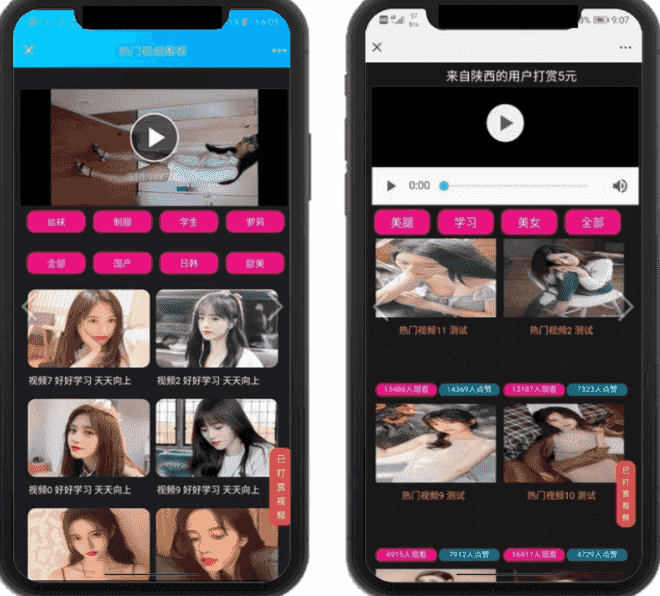 在线视频诺诺打赏VIP付费看视频带试看已对接支付代理平台安装教程