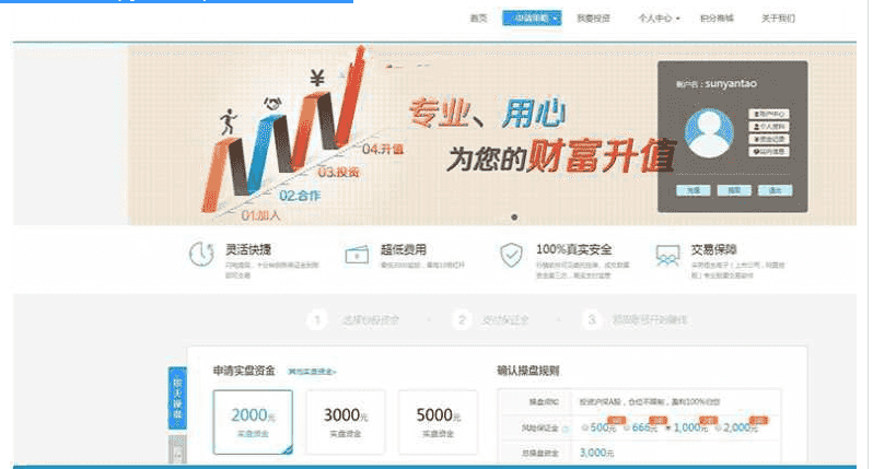 方维P2P股票配资整站源码 买点策略pc+wap三端，可封装APP可封装PC端