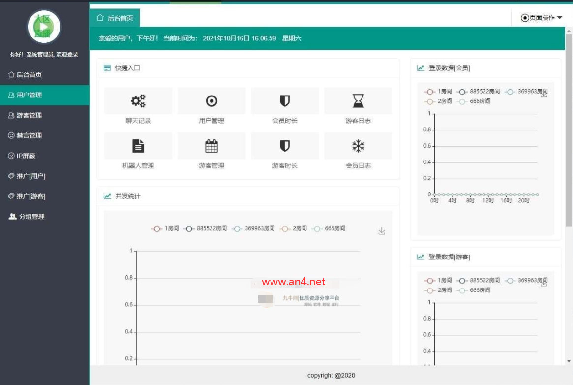 2021thinkphp内核大区财经直播系统喊单系统股票外汇直播间聊天室源码兼容苹果安卓